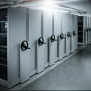 Мобильная стеллажная система